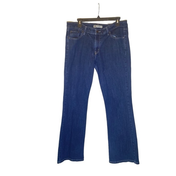 LEVI'S 518  Superlow Bootcut women's size 15M medium wash denim jeans - Picture 1 of 12